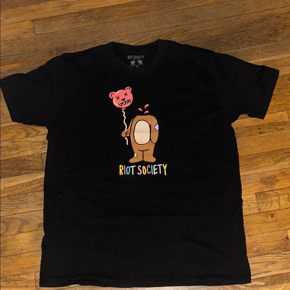 Riot Society Black Graphic Tee